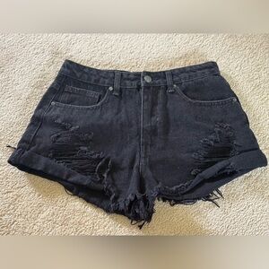 SIZE 27 FOREVER 21 CONCERT SHORTS IN BLACK